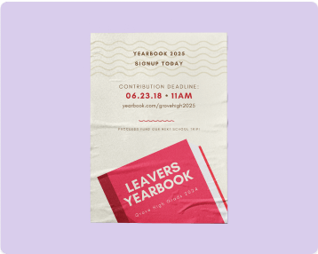 Printed posters and guides
